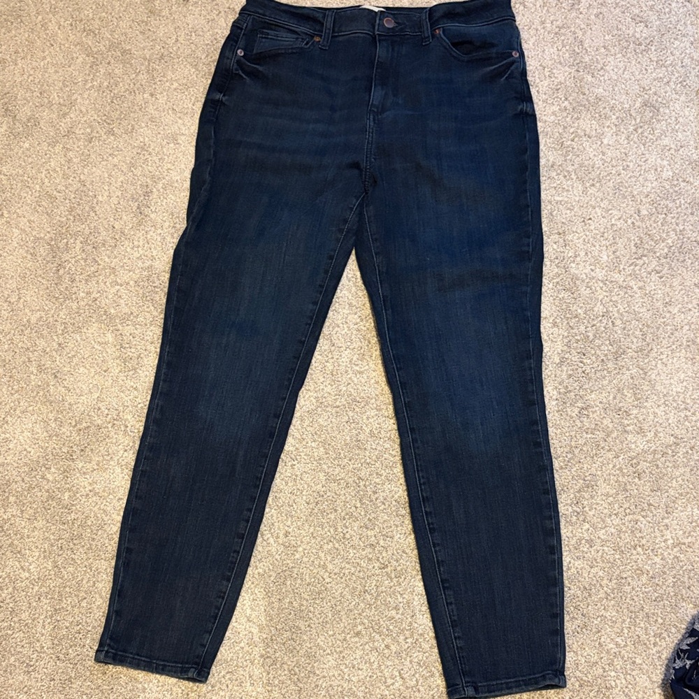 Dark Indigo Women's Skinny Jeans - Comfortable Stretch Fit